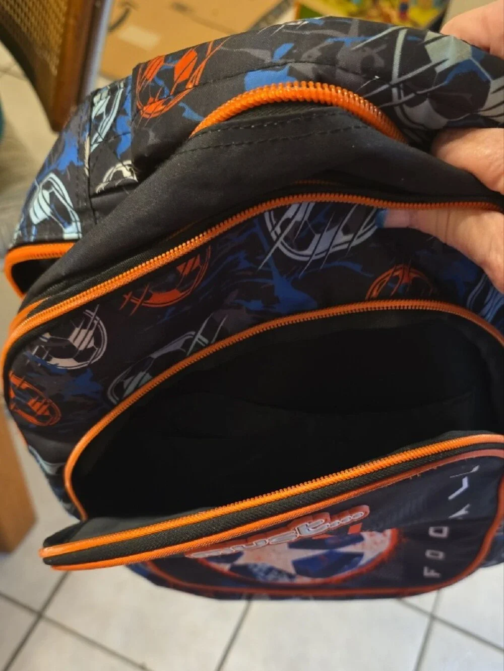 Born to Win Black & Orange Men's Backpack